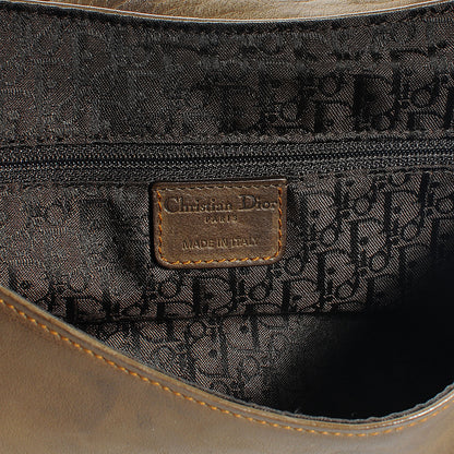 Christian Dior Leather Gaucho Olive Green 6 of 7