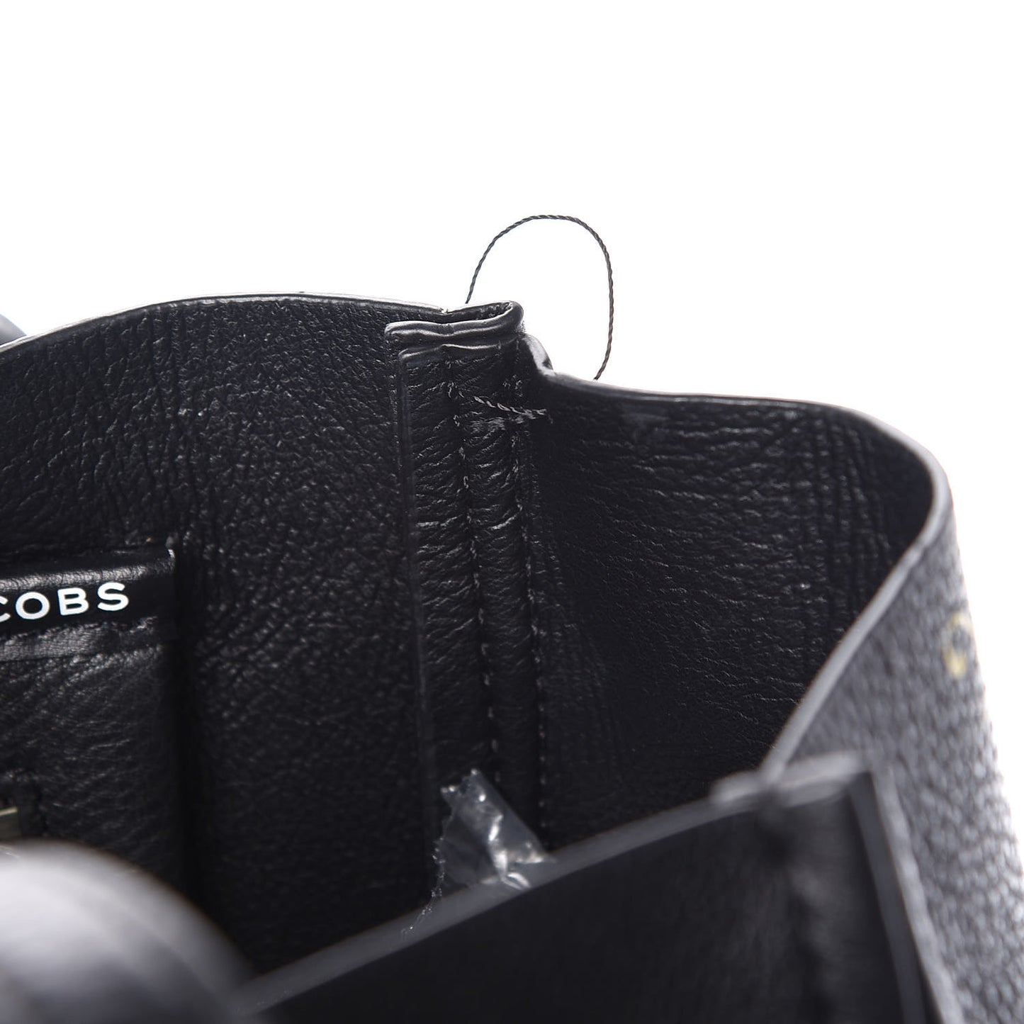 Grained Calfskin New York Magazine The Tag Tote Black Multi