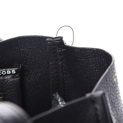 Marc Jacobs Grained Calfskin New York Magazine The Tag Tote Black Multi 7 of 9