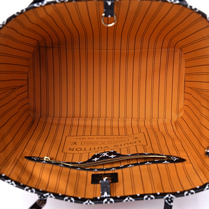 Louis Vuitton Monogram Giant Jungle Neverfull MM Black 6 of 10