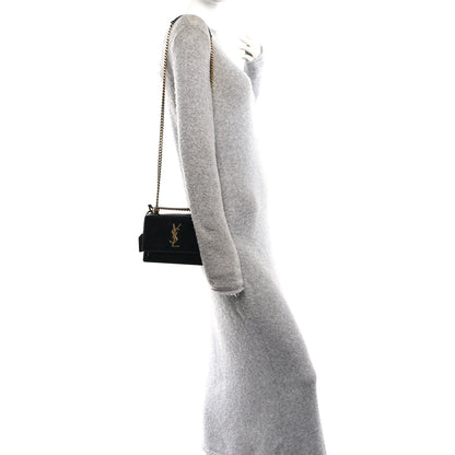 Saint Laurent Patent Small Monogram Sunset Black 2 of 11