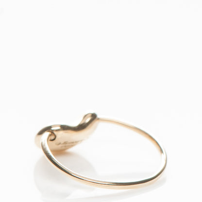 Tiffany 18K Yellow Gold Elsa Peretti Bean Ring 4.5 3 of 5