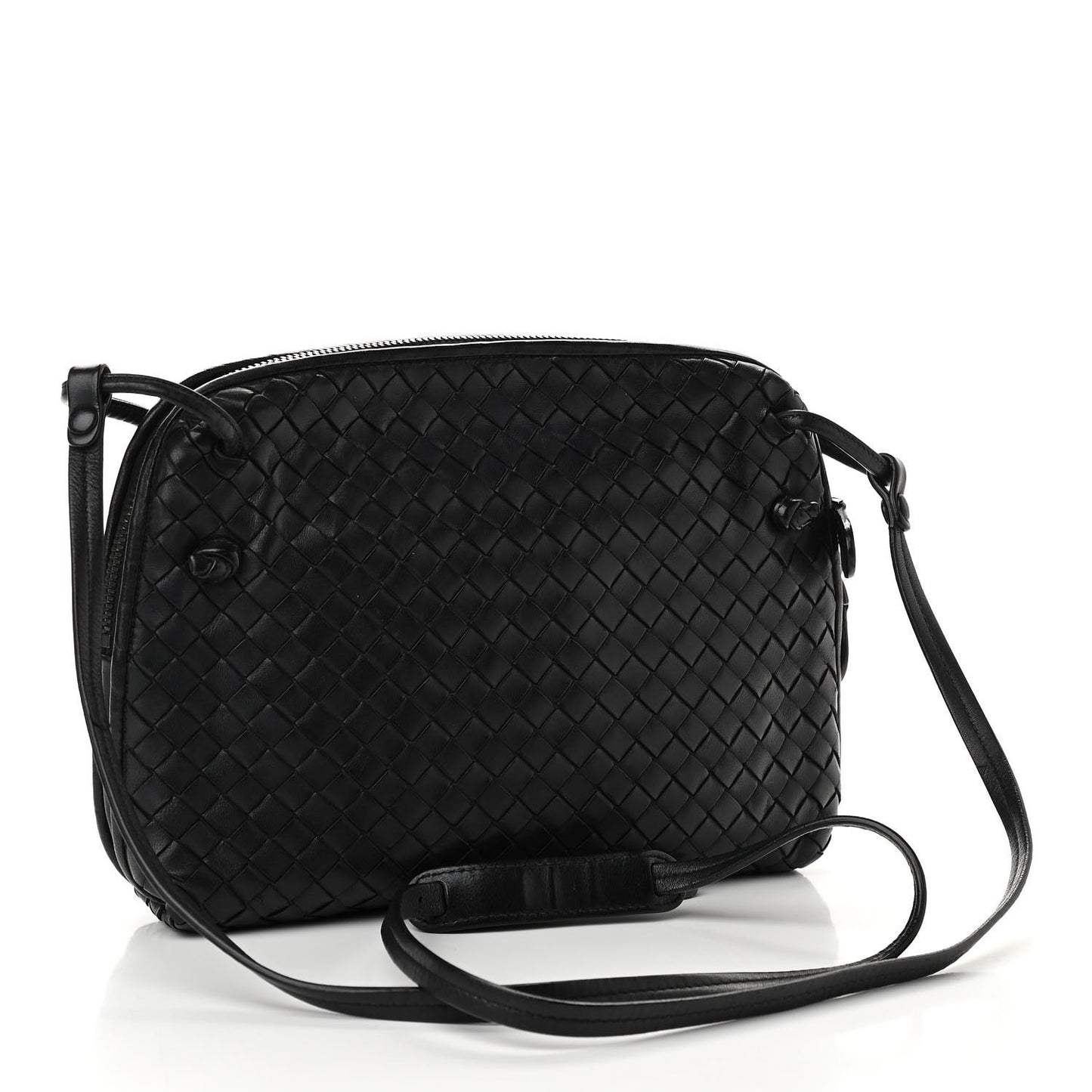 Nappa Intrecciato Nodini Bag Black