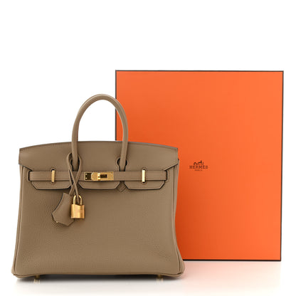 Hermes Togo Birkin 25 Beige Marfa 11 of 11
