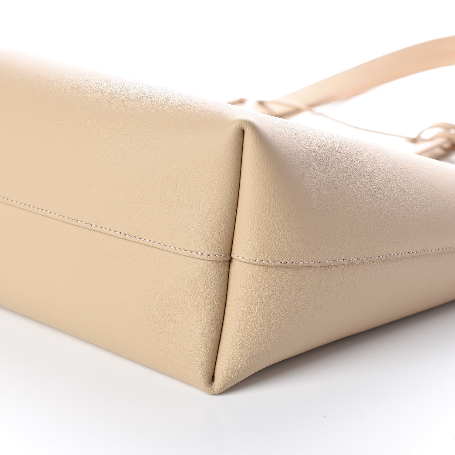 Saint Laurent Calfskin Large Shopping Tote Nude Powder 9 of 9