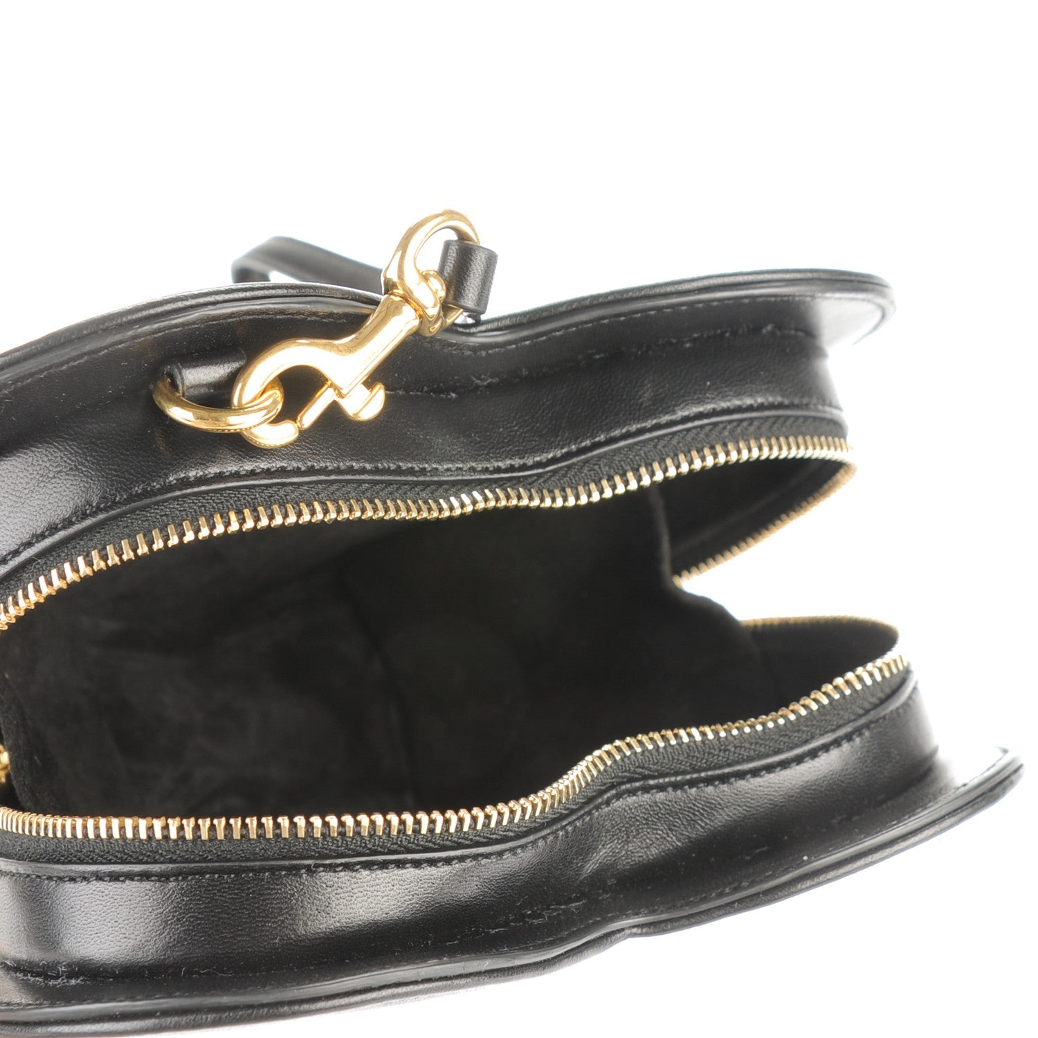 Saint Laurent Lambskin Love Heart Clutch Black 5 of 7