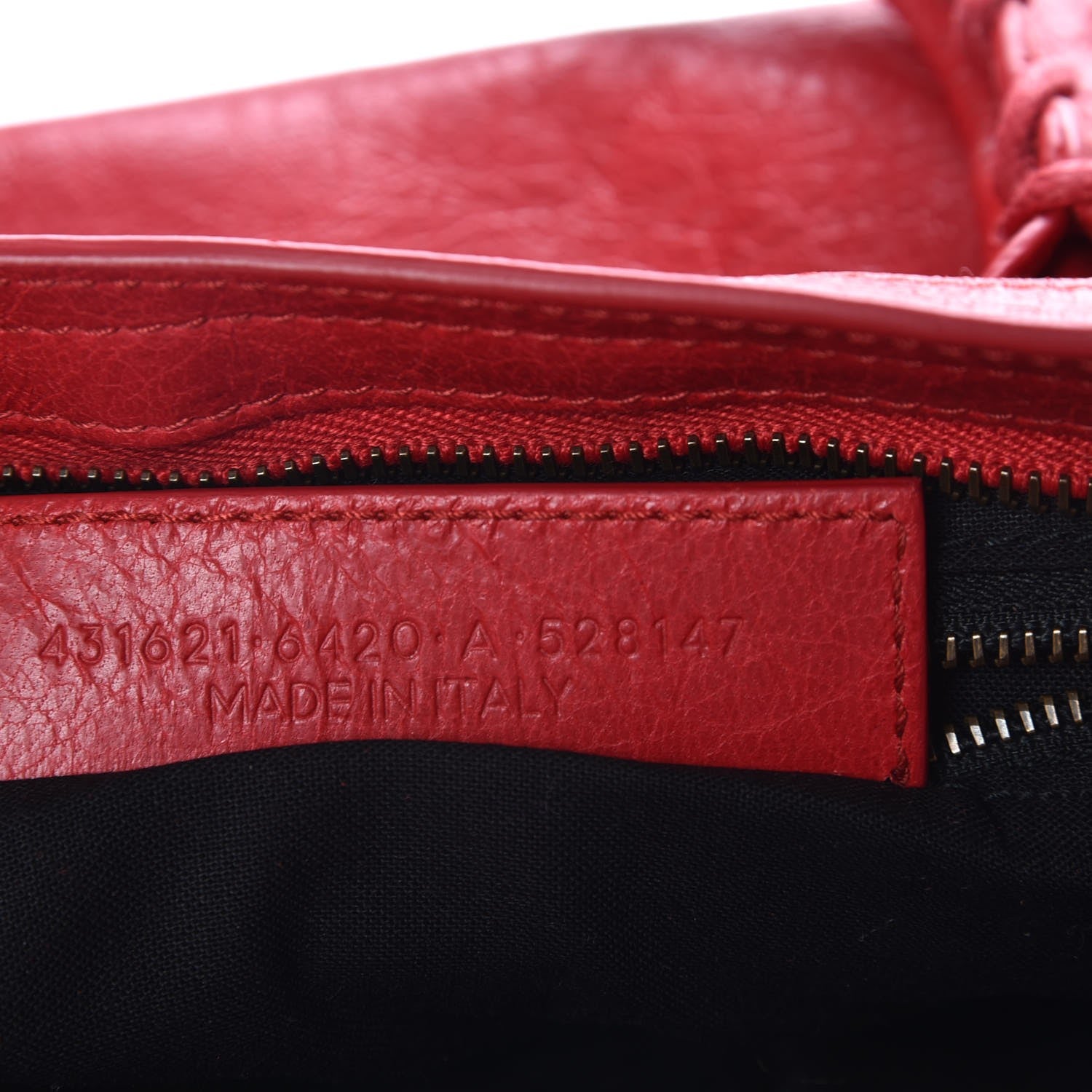 Balenciaga Agneau Classic Hardware S City Rouge Cardinal 8 of 8