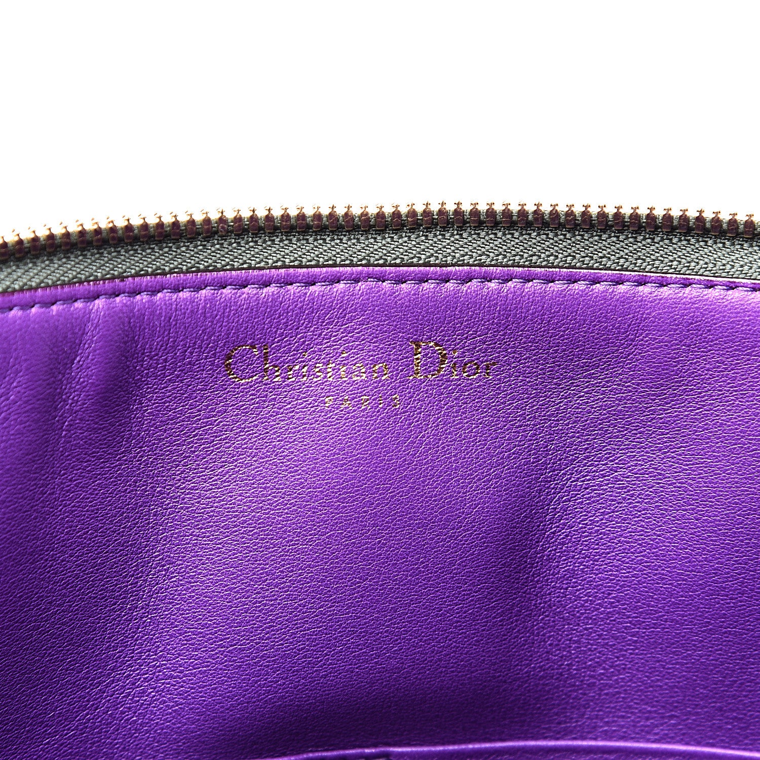 Christian Dior Calfskin Diorissimo Dome Dark Green 6 of 11