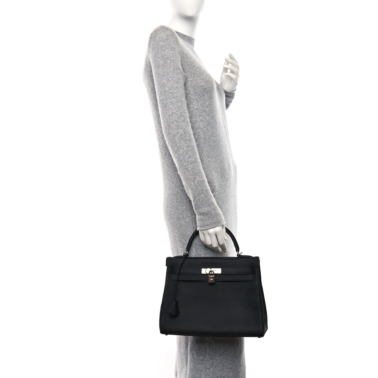Hermes Togo Kelly Retourne 32 Black 2 of 10