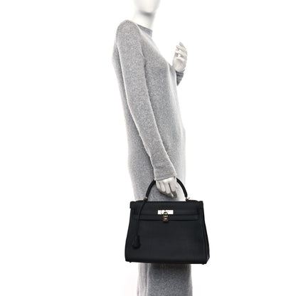Hermes Togo Kelly Retourne 32 Black 2 of 10