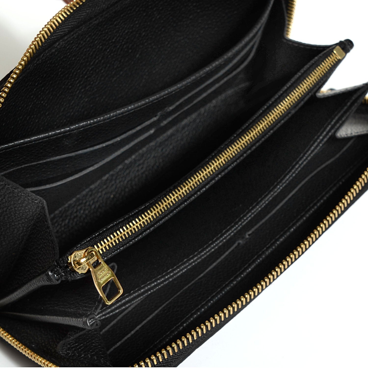 Louis Vuitton Empreinte Zippy Wallet Black 5 of 7