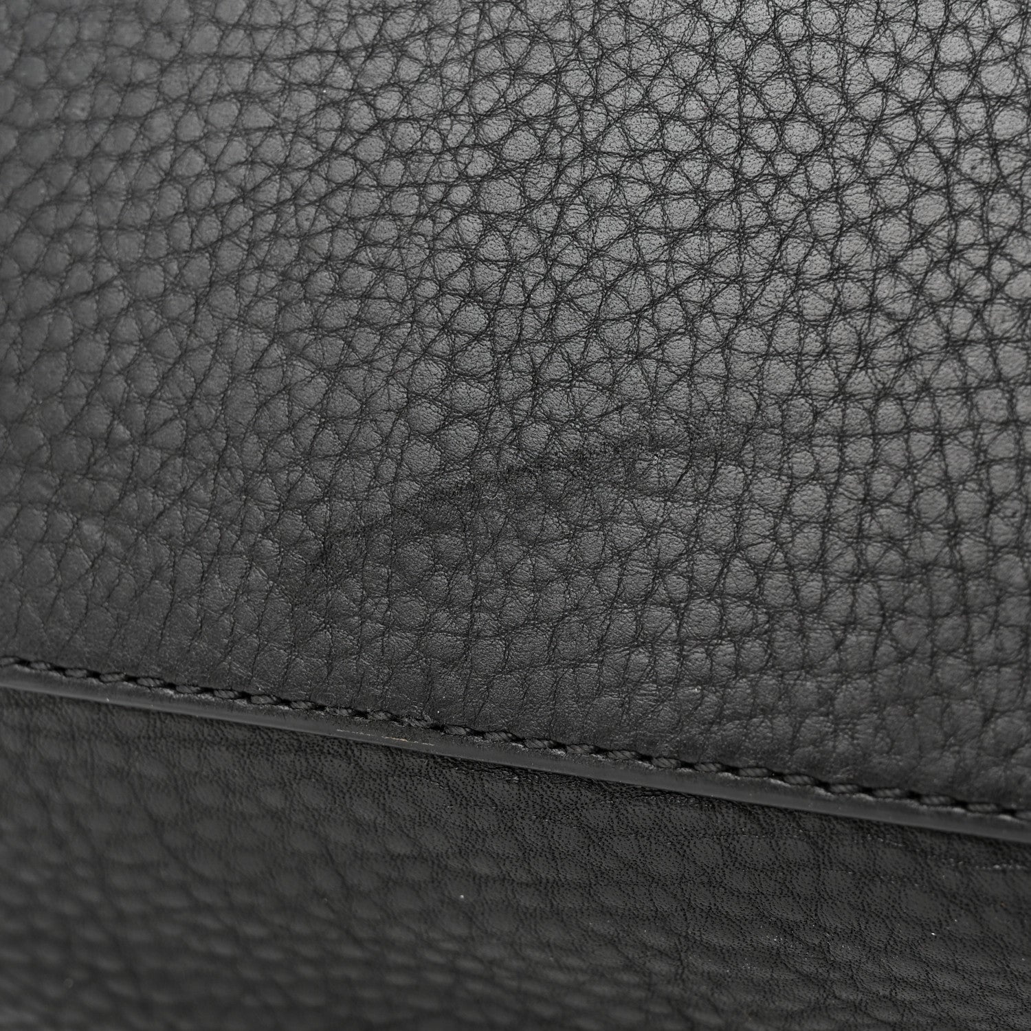 Burberry Grainy Calfskin House Check Medium Maidstone Black 12 of 17