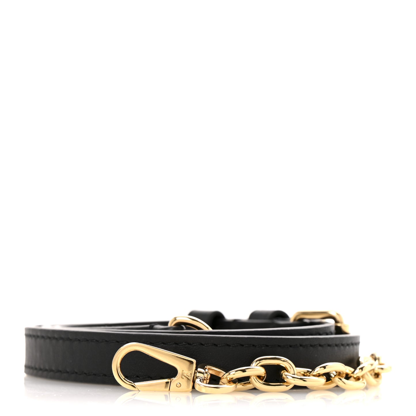 Calfskin Speedy Bandouliere 20 Shoulder Strap Black