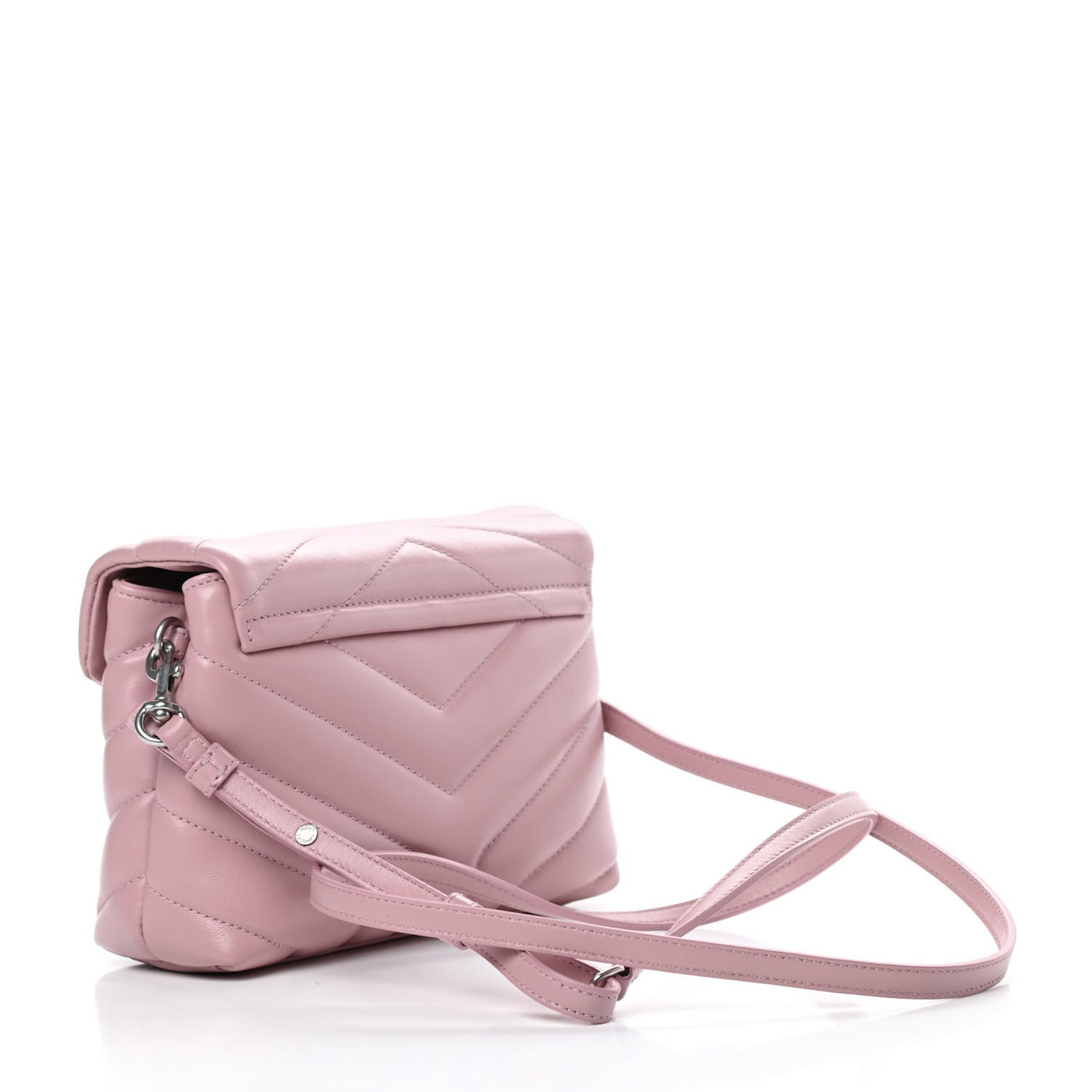 Calfskin Y Quilted Monogram Toy Loulou Crossbody Bag Tender Pink