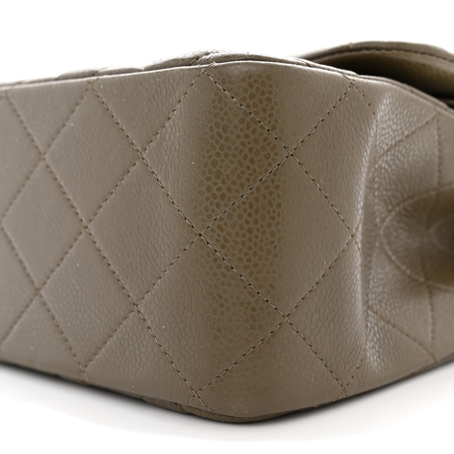 Chanel Caviar Quilted Jumbo Double Flap Taupe 10 of 16