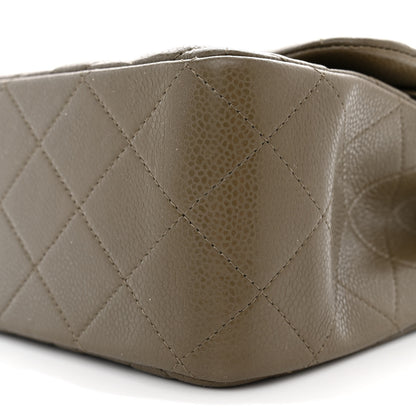 Chanel Caviar Quilted Jumbo Double Flap Taupe 10 of 16