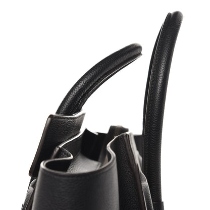 Celine Drummed Calfskin Mini Luggage Black 9 of 11
