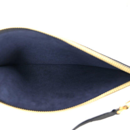 Louis Vuitton Empreinte Monogram Giant Neverfull MM Pochette Black 5 of 6