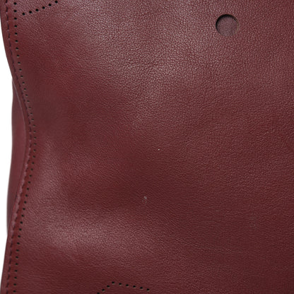 Balenciaga Veau Soyeux Perforated Blackout Hardware City Rouge Bordeaux 10 of 12