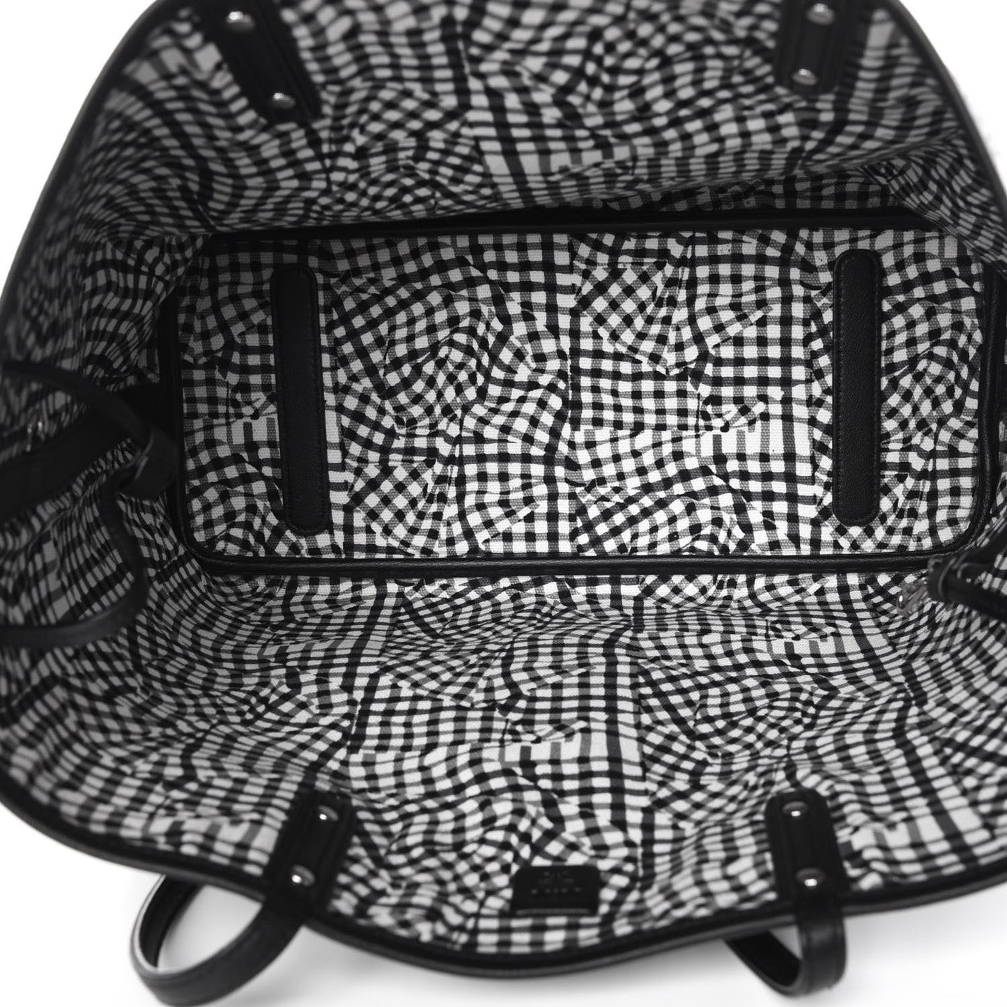 Visetos Medium Reversible Shopper Tote Black
