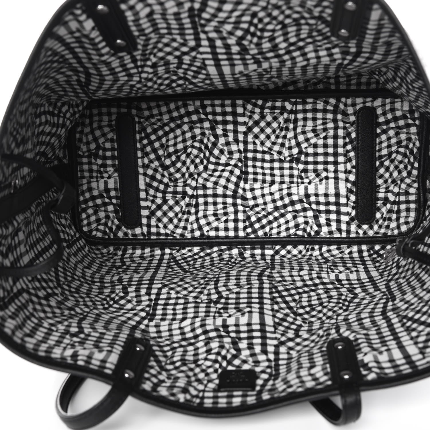 MCM Visetos Medium Reversible Shopper Tote Black 9 of 13