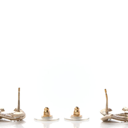 Chanel Pearl CC Earrings Gold 5 of 8