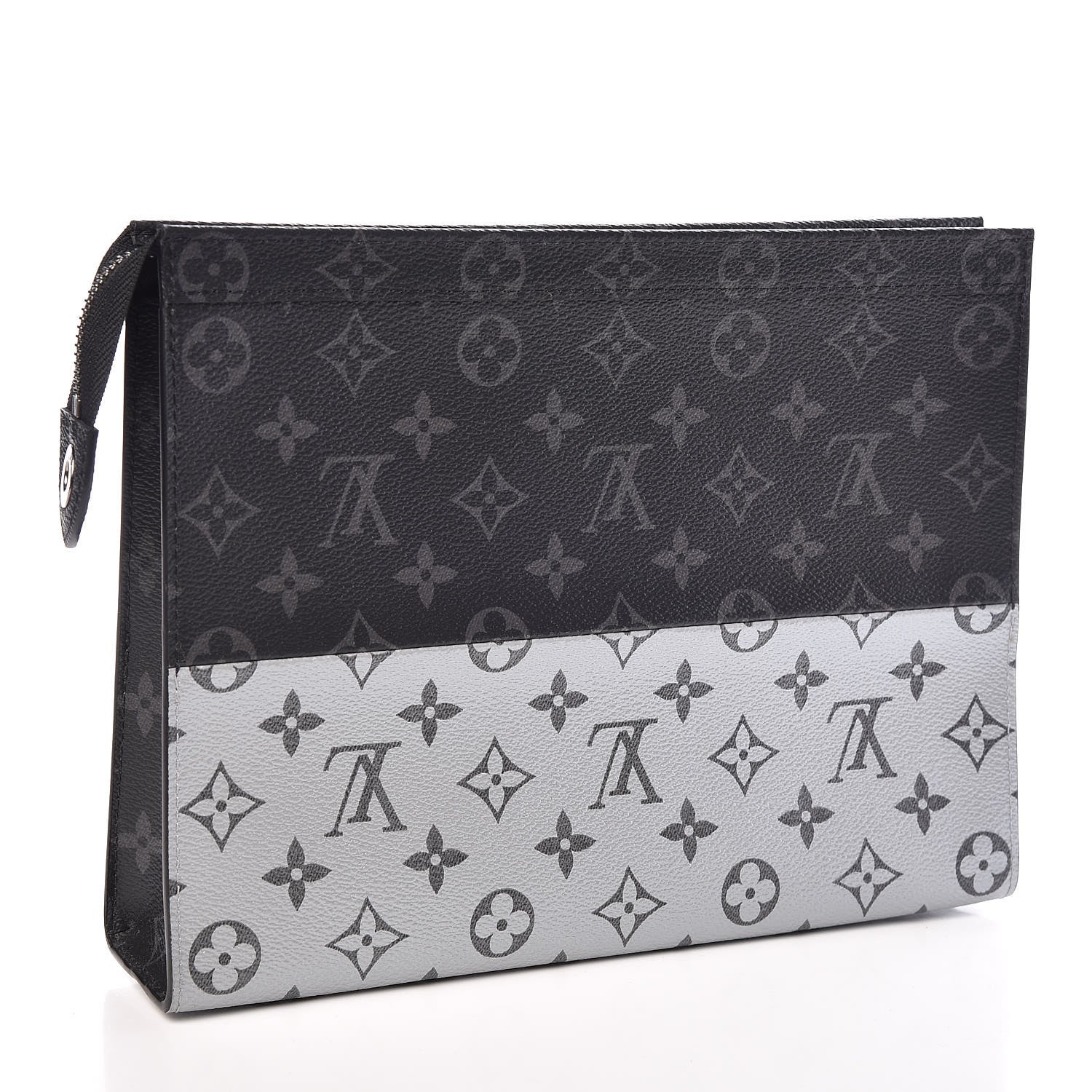 Louis Vuitton Monogram Eclipse Split Pochette Voyage MM 3 of 9