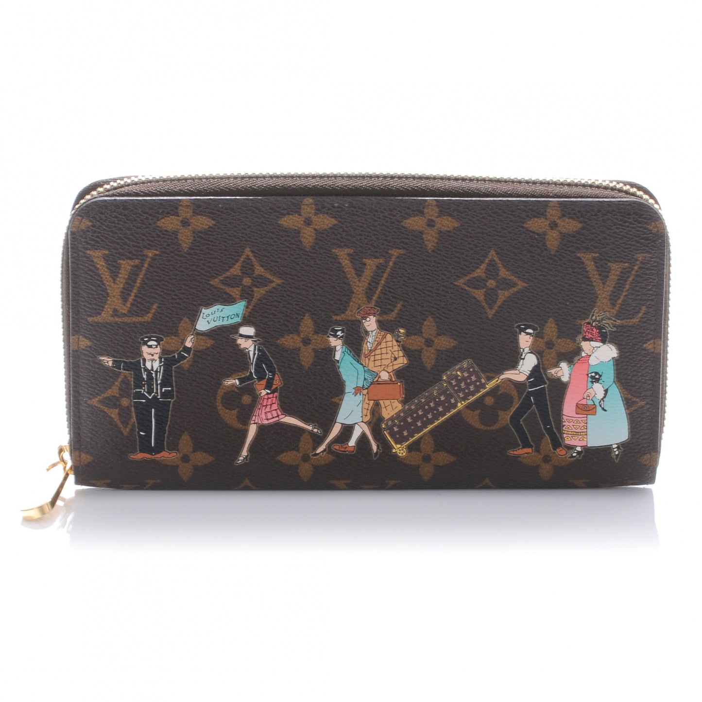 Monogram Illustre Zippy Wallet Rose
