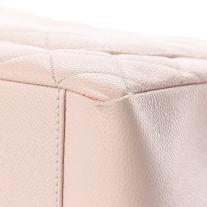 Chanel Caviar Quilted Grand Shopping Tote GST Light Pink 12 of 13