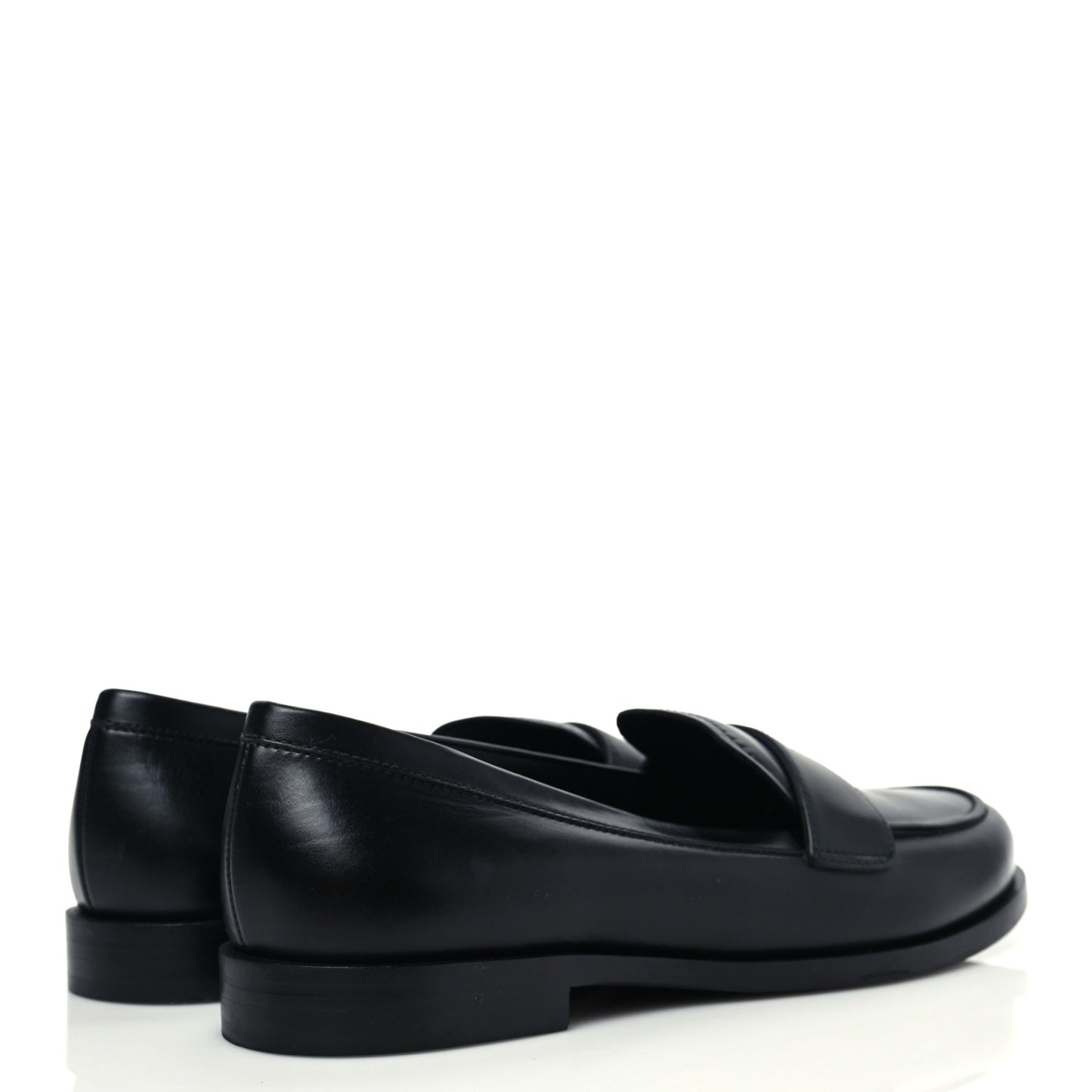 Calfskin Loafers 38 Black
