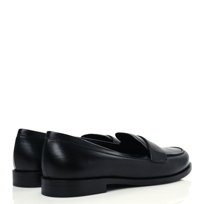 Prada Calfskin Loafers 38 Black 4 of 8