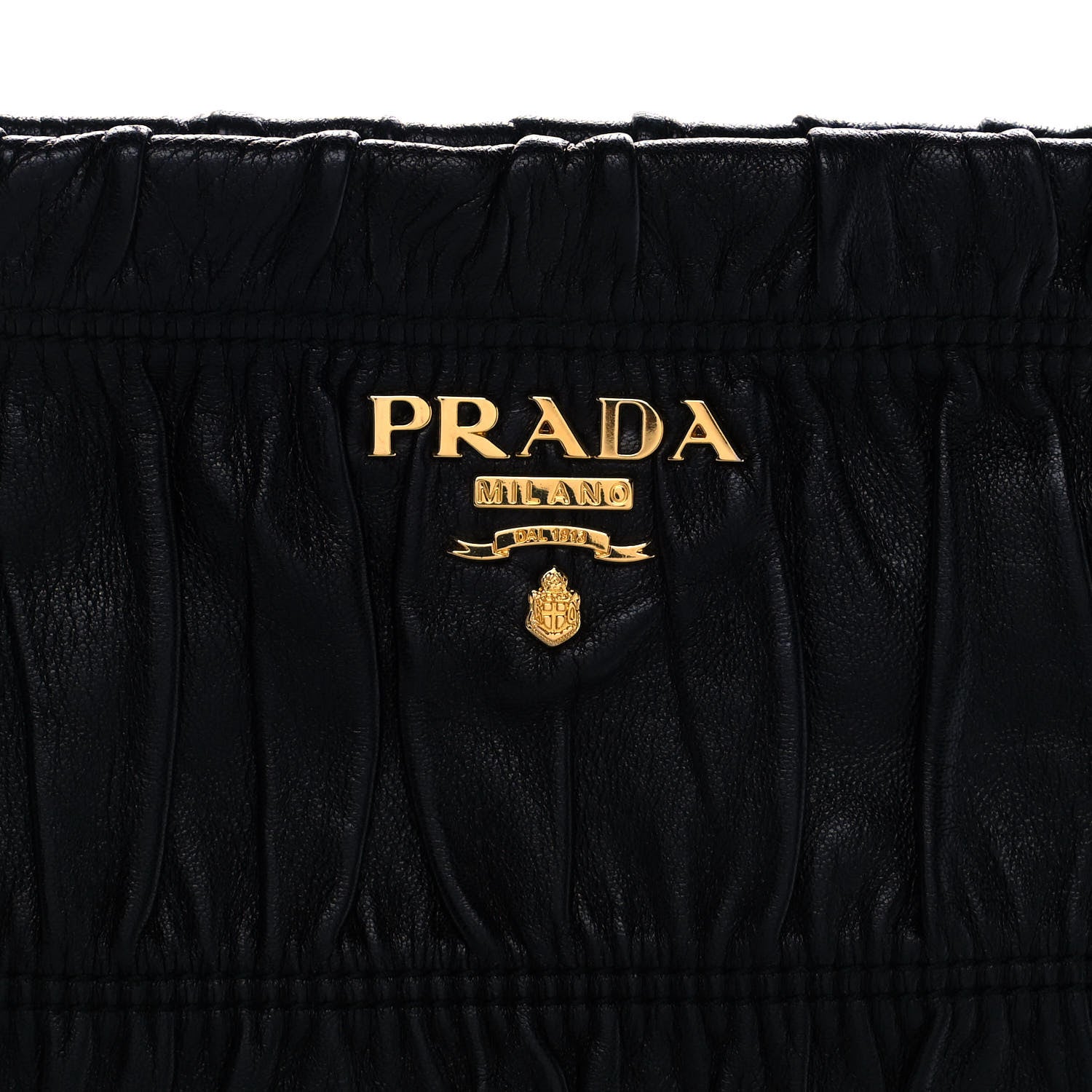 Prada Nappa Gaufre Clutch Nero Black 9 of 11