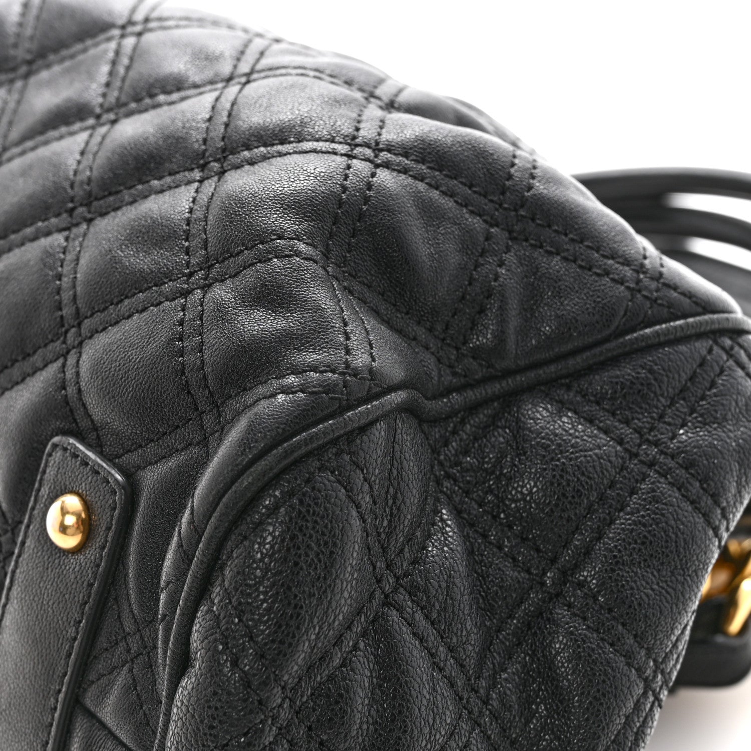 Marc Jacobs Calfskin Quilted Stam Black 12 of 18