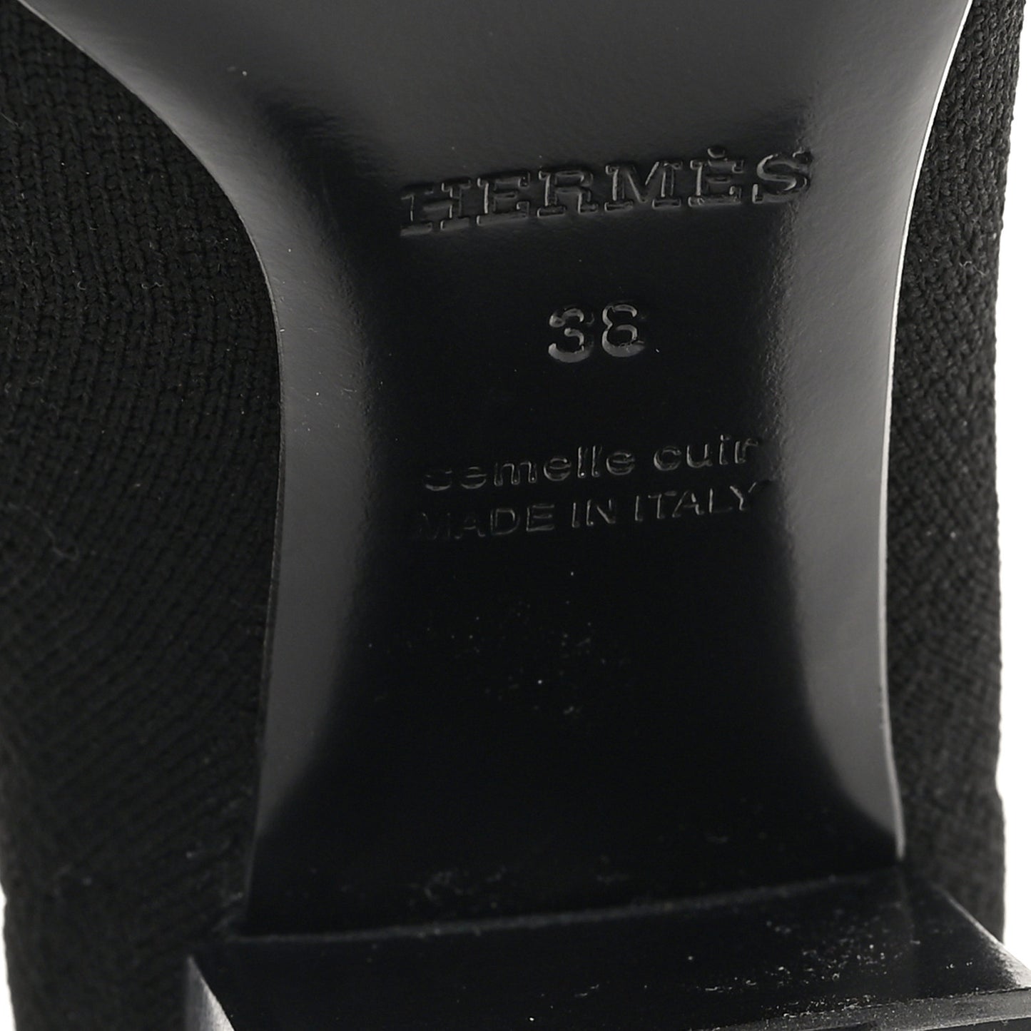 Knit Calfskin Volver 60 Ankle Boots 38 Black