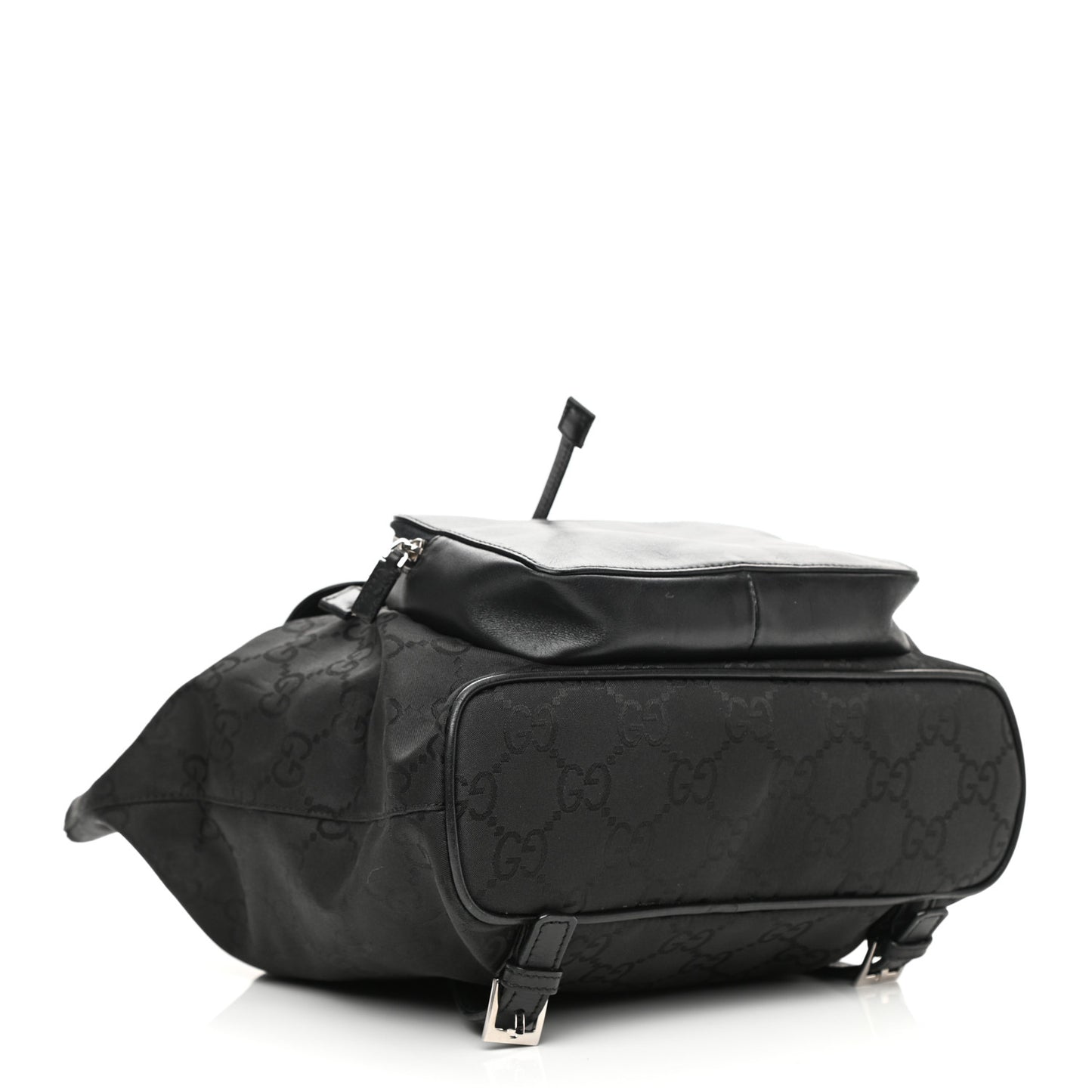 Nylon Monogram Backpack Black