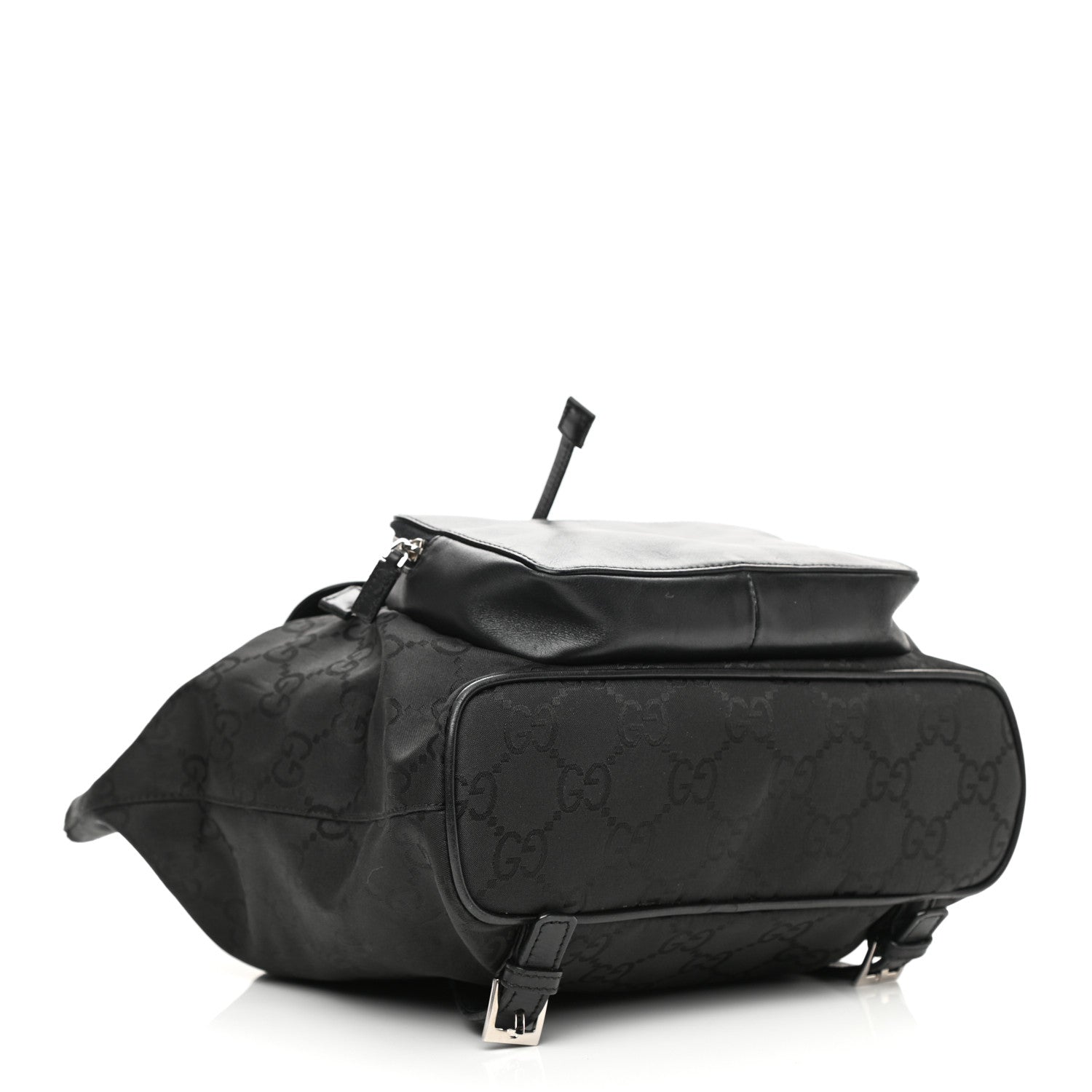 Gucci Nylon Monogram Backpack Black 4 of 15