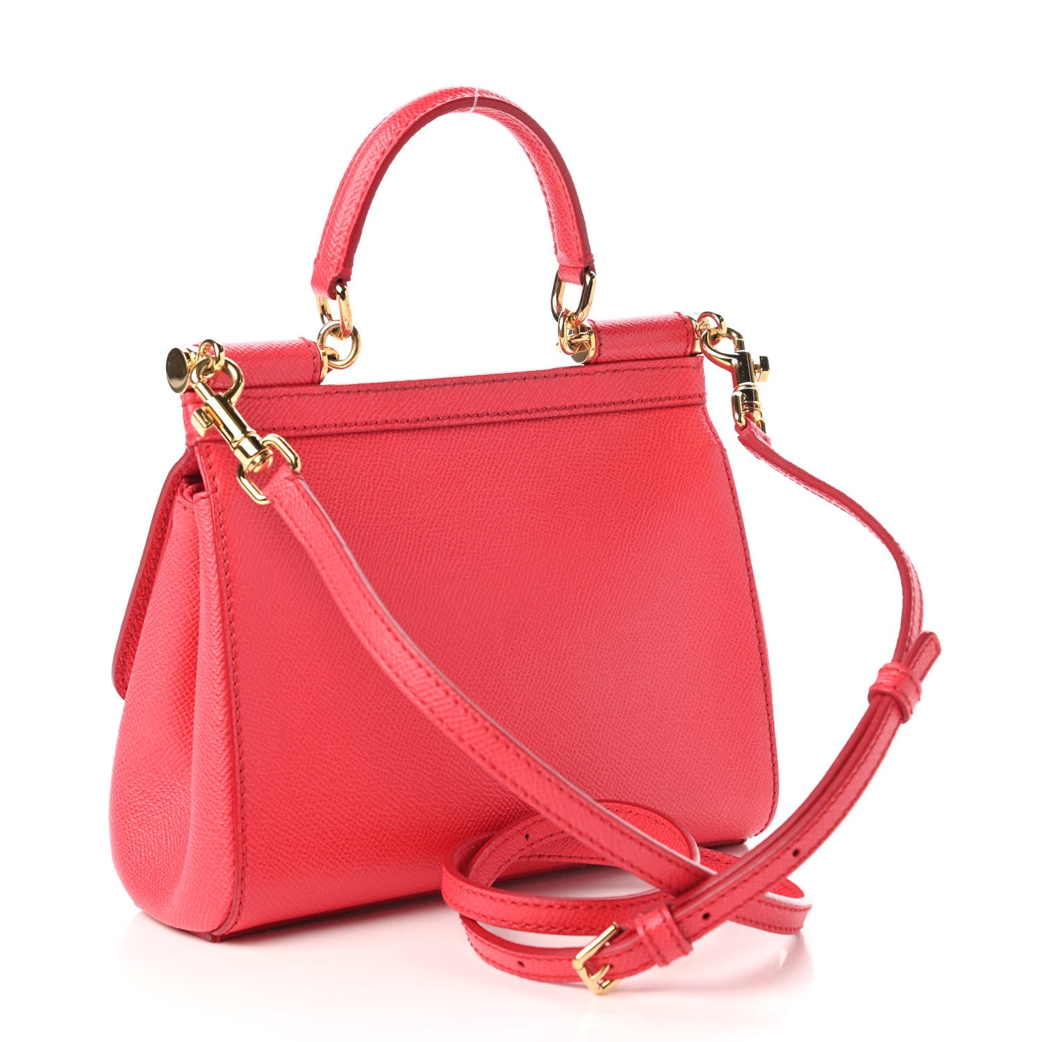 Dolce & Gabbana Dauphine Small Miss Sicily Satchel Roso 3 of 9