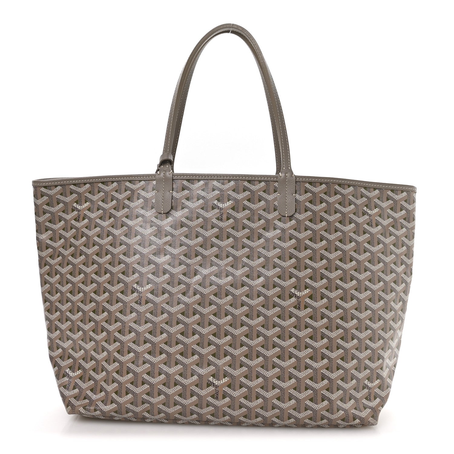 Goyard Goyardine Saint Louis Claire Voie PM Grege Khaki 1 of 10