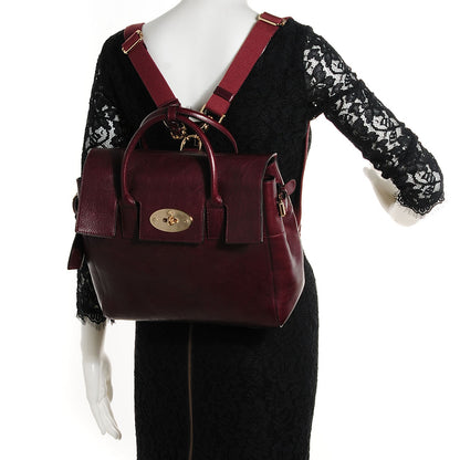 Mulberry Natural Leather Cara Delevigne Convertible Satchel Oxblood 2 of 10