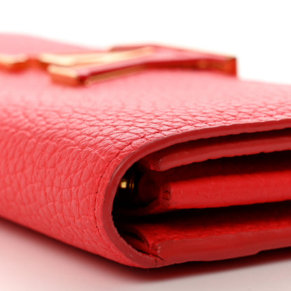 Louis Vuitton Taurillon Capucines Wallet Rubis 8 of 8