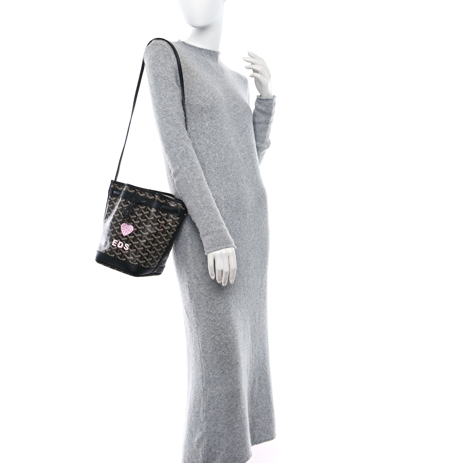 Goyard Goyardine Petit Flot Bucket Bag PM Black 2 of 7
