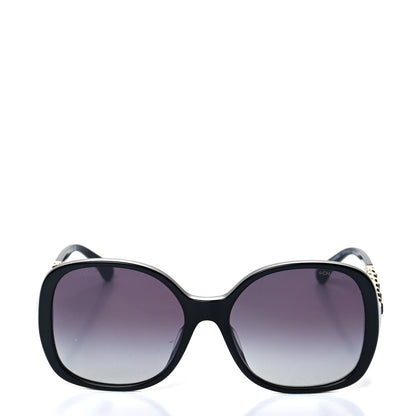 Chanel Acetate Chain Sunglasses 5470-Q-A Black 2 of 6