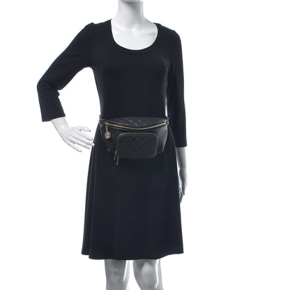 Chanel Caviar Quilted Business Affinity Waist Belt Bag Black 2 of 12