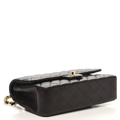 Chanel Lambskin Quilted Medium Double Flap Black 4 of 14