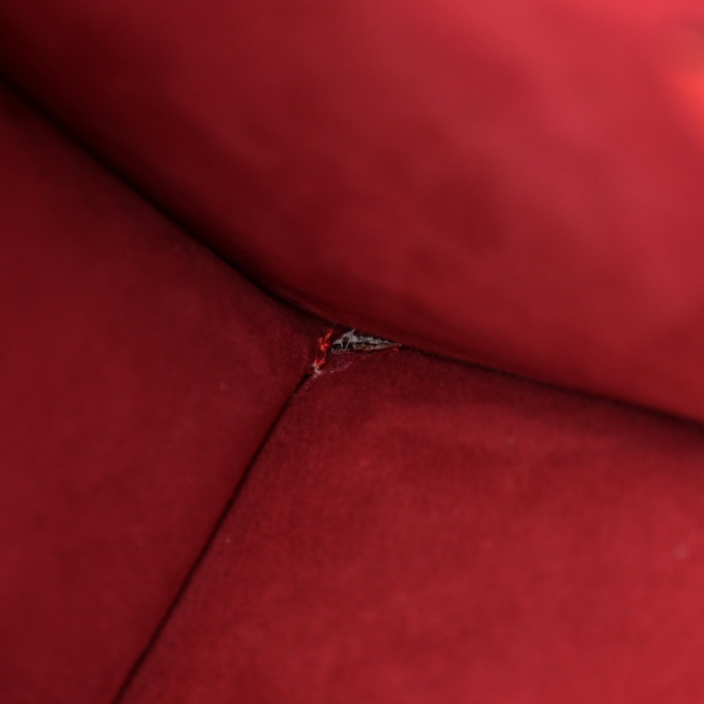 Patent Calfskin Maxi Chain Natalia Large Shoulder Bag Red