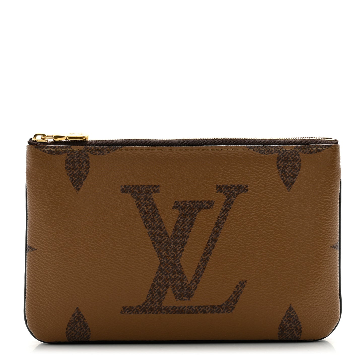 Reverse Monogram Giant Double Zip Pochette
