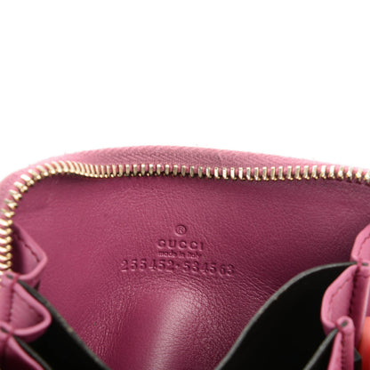 Gucci Microguccissima Zip Around Card Case Dusty Rose 6 of 6