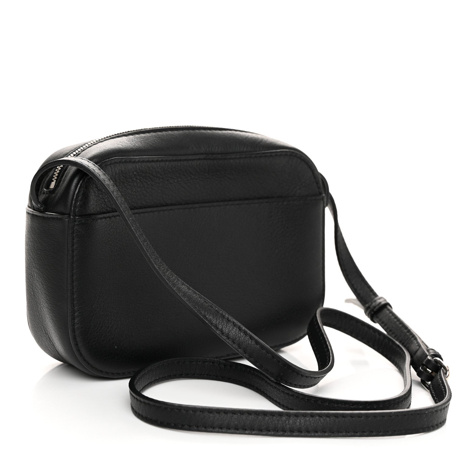 Balenciaga Calfskin Logo XS Everyday Camera Bag Black 3 of 10