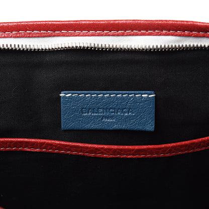 Balenciaga Agneau Arena Multicolore Bazar Pouch Grey White Black Red Blue 6 of 9