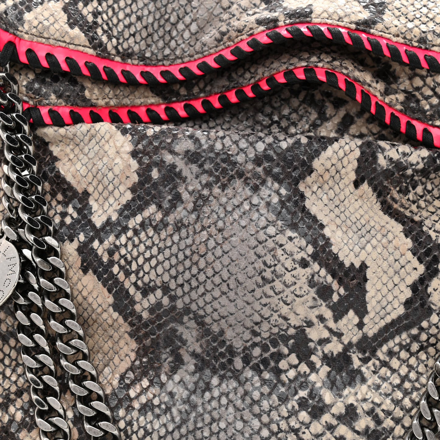 Eco Python Big Falabella Tote Grey